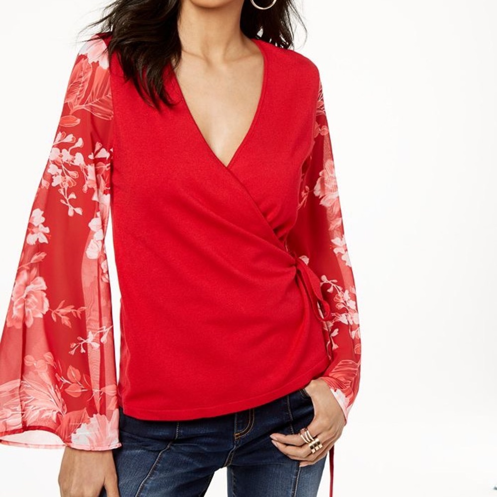 Internacional Concepts wrap sweater